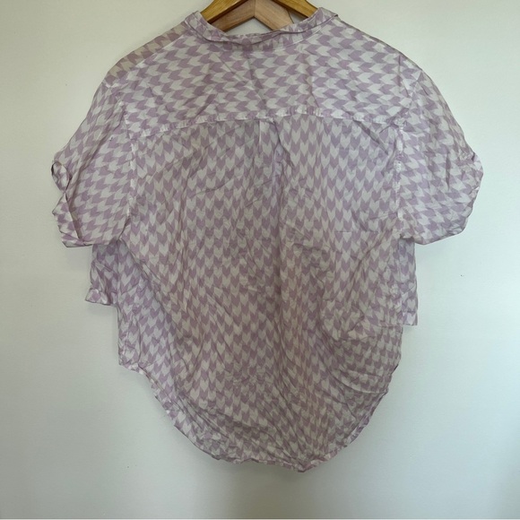 Kerri Rosenthal Purple Heart Short Sleeve Pajama Set Size Large - Picture 4 of 7